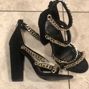Charlotte Russe chain block heels